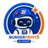 BurgerPrints AI Staff Logo